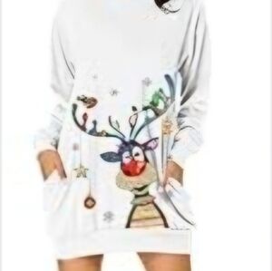 🎅 NWOT Women's Hoodie Dress